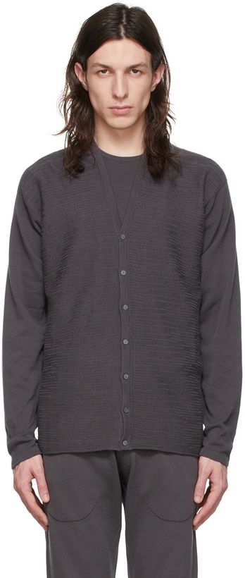 Photo: Label Under Construction Grey Cotton Cardigan