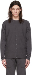 Label Under Construction Grey Cotton Cardigan