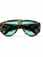 TOM FORD - Aviator-Style Tortoiseshell Acetate Sunglasses