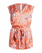 Poupette St Barth Womens Jumpsuit Coral