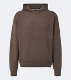 Acne Studios Knitted cashmere-blend hoodie