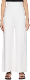 Blossom White High Waist Lounge Pants