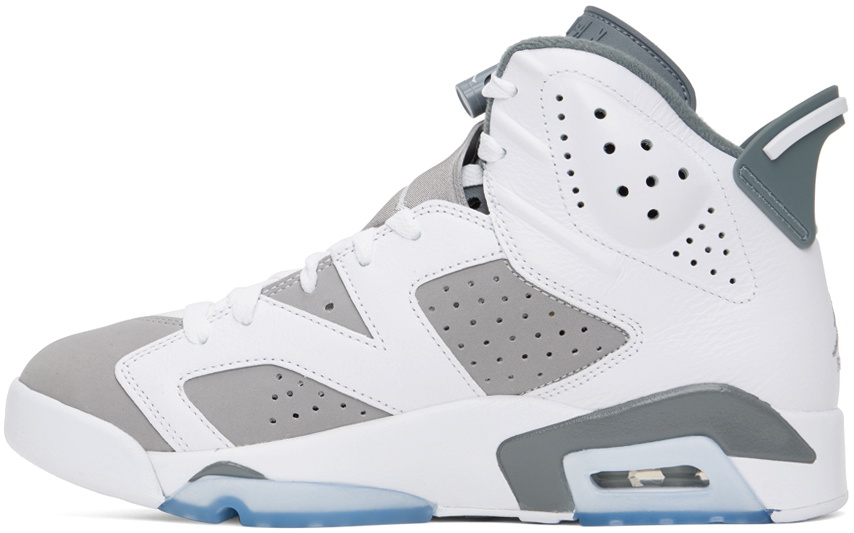 Air Jordan 6 ホワイト/グレー Jordan NIKE 6 Rings Lt Smoke Gray/White/Black ナイキ