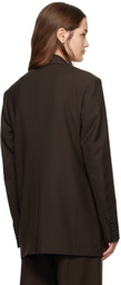 Filippa K Brown Davina Wool Blazer