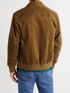 A.P.C. - Giles Cotton-Corduroy Blouson Jacket - Brown