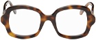 LOEWE Tortoiseshell Curvy Glasses