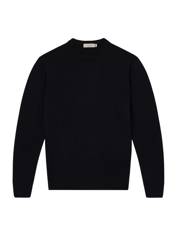 Photo: Canali - Wool Sweater - Black