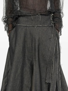 MLGA Black Denim Maxi Skirt