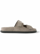 Mr P. - Suede Sandals - Neutrals