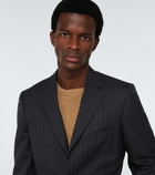 Comme des Garcons Homme Deux - Wool chalk-striped blazer