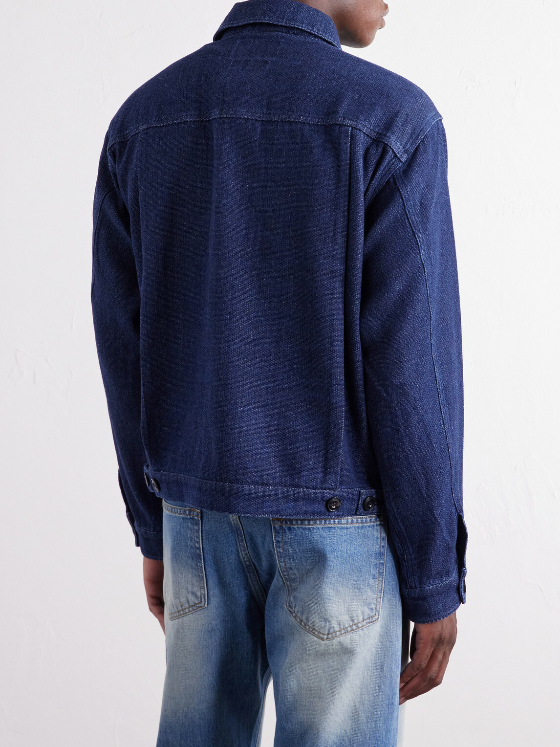 FrizmWORKS - Sashiko Denim Jacket - Blue