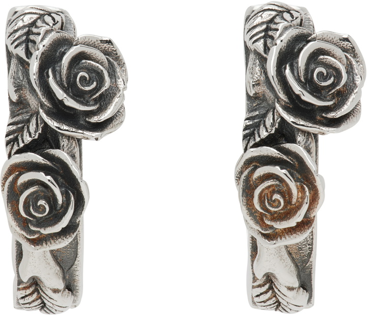Photo: Emanuele Bicocchi Rose Hoop Earrings
