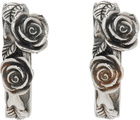 Emanuele Bicocchi Rose Hoop Earrings