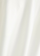 Solace London Gaia Satin and Crepe Midi Dress Cream
