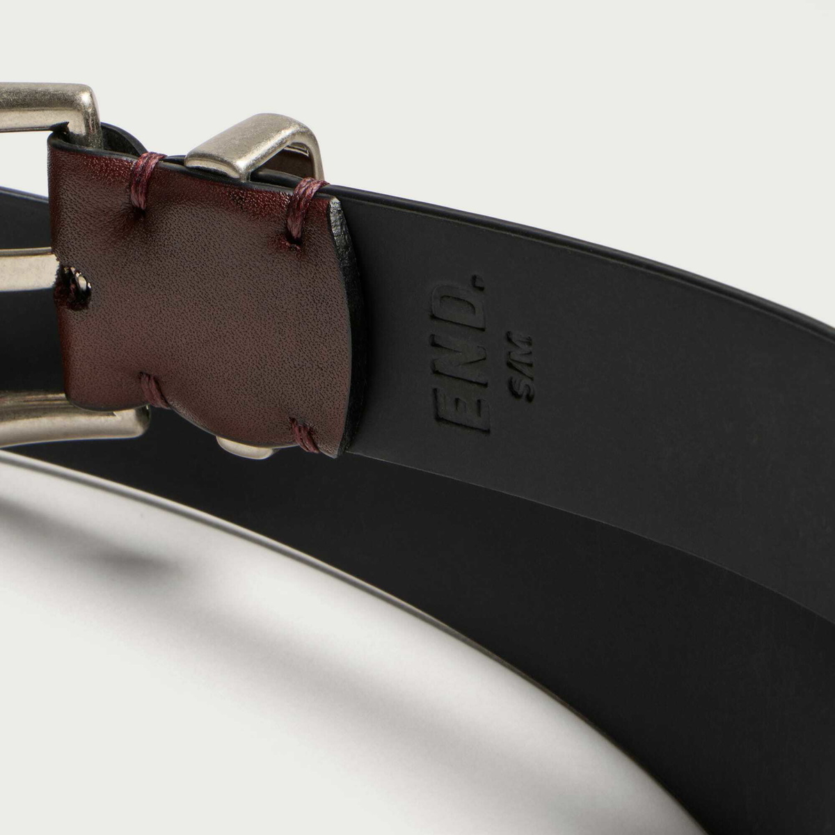 END. Ranch Belt in Ox Blood