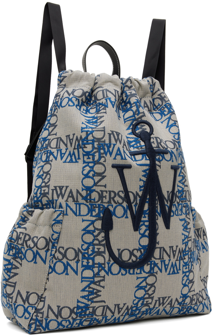 Men's Drawstring Anchor Backpack, JW ANDERSON