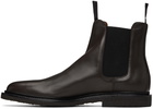 Common Projects Brown Leather Chelsea Boots