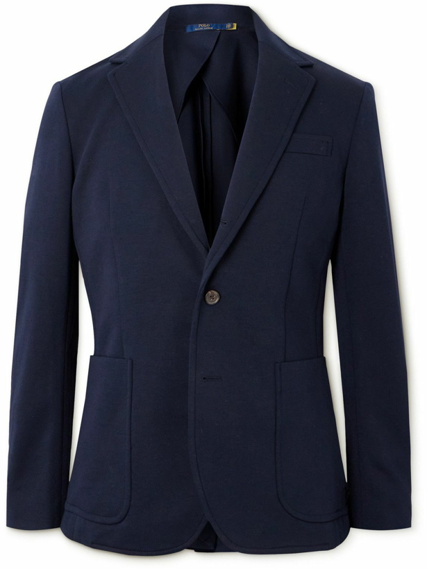 Photo: Polo Ralph Lauren - Slim-Fit Knitted Suit Jacket - Blue