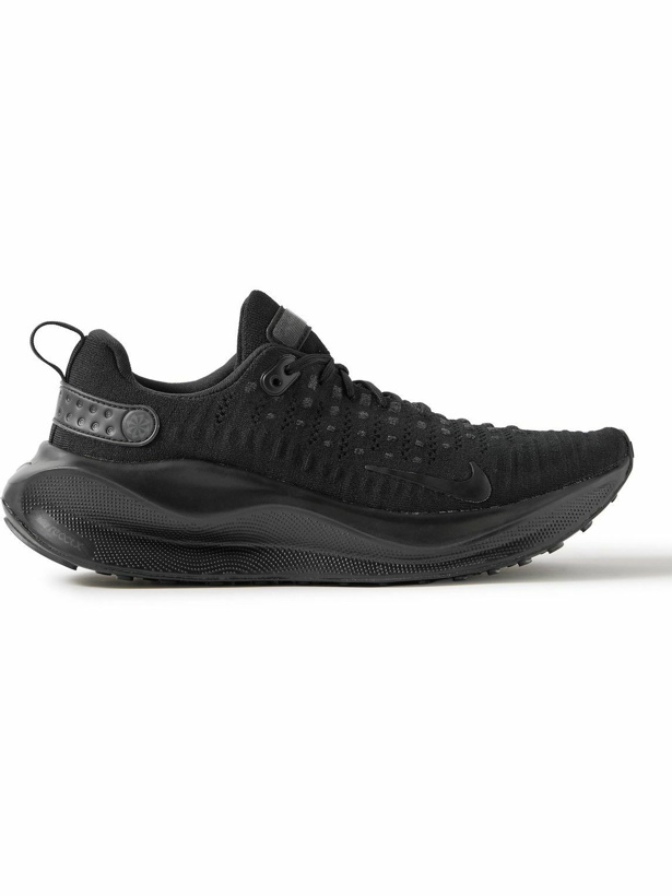 Photo: Nike Running - React Infinity Run 4 Flyknit Sneakers - Black