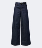 Sacai Belted wide-leg jeans