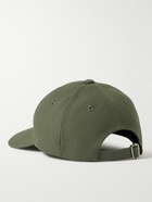 A.P.C. - Charlie Logo-Embroidered Cotton-Canvas Baseball Cap - Green