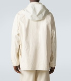Lemaire Hooded coated linen-blend raincoat