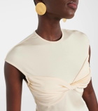 Tove Paola gathered jersey top
