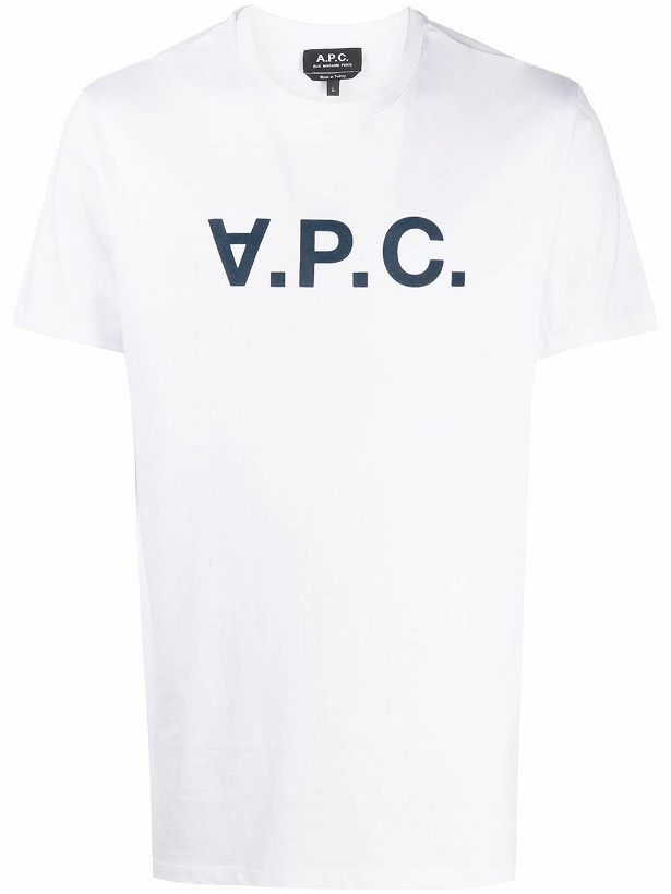Photo: A.P.C. - Logo Organic Cotton T-shirt