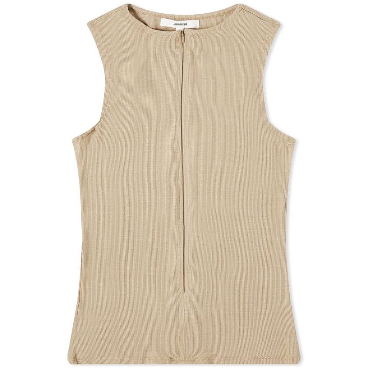 Photo: Joah Brown Women's Invisible Zip Tank Top in Taupe