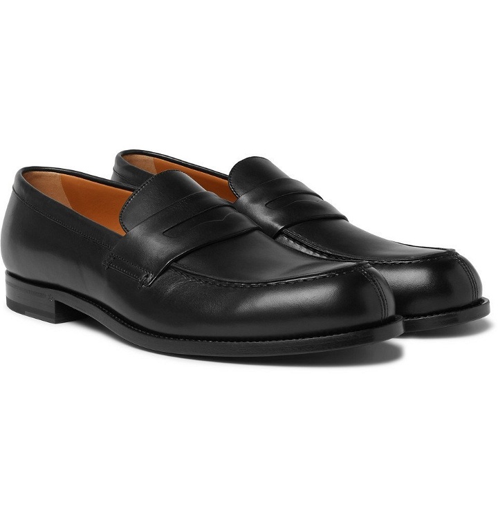 Photo: Mr P. - Dennis Leather Loafers - Men - Black