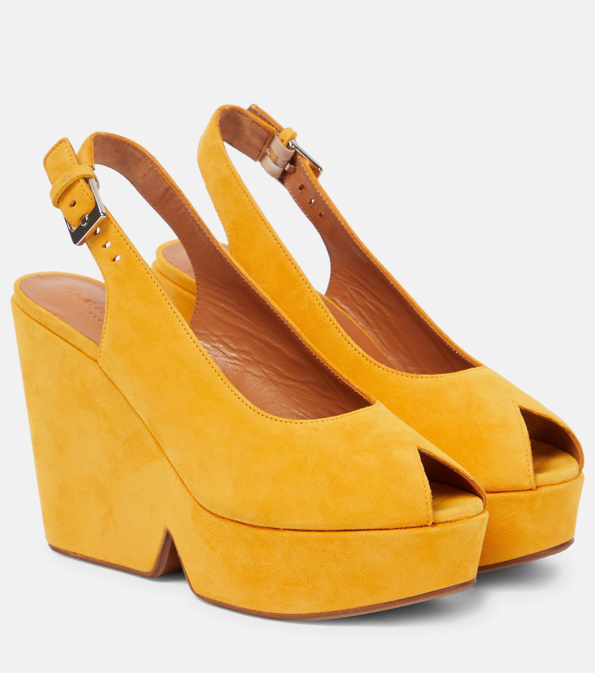 Clergerie Dylan suede platform sandals Clergerie