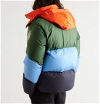 Moncler Genius - 1 Moncler JW Anderson Bickling Colour-Block Quilted Shell Hooded Down Jacket - Multi