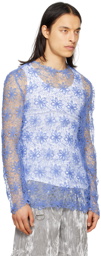 Collina Strada Blue Vitelli Edition Dhalia Long Sleeve Top