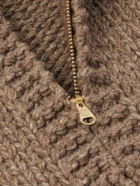 Visvim - Shawl-Collar Wool and Cashmere-Blend Cardigan - Brown