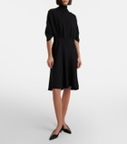 The Row Emmeline silk crêpe cady midi dress