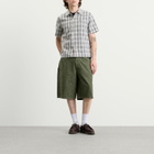 Dime Men's Plaid Short Sleeve Shirt in Grey
