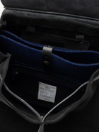 Bleu de Chauffe - Zibeline Suede and Full-Grain Leather Backpack
