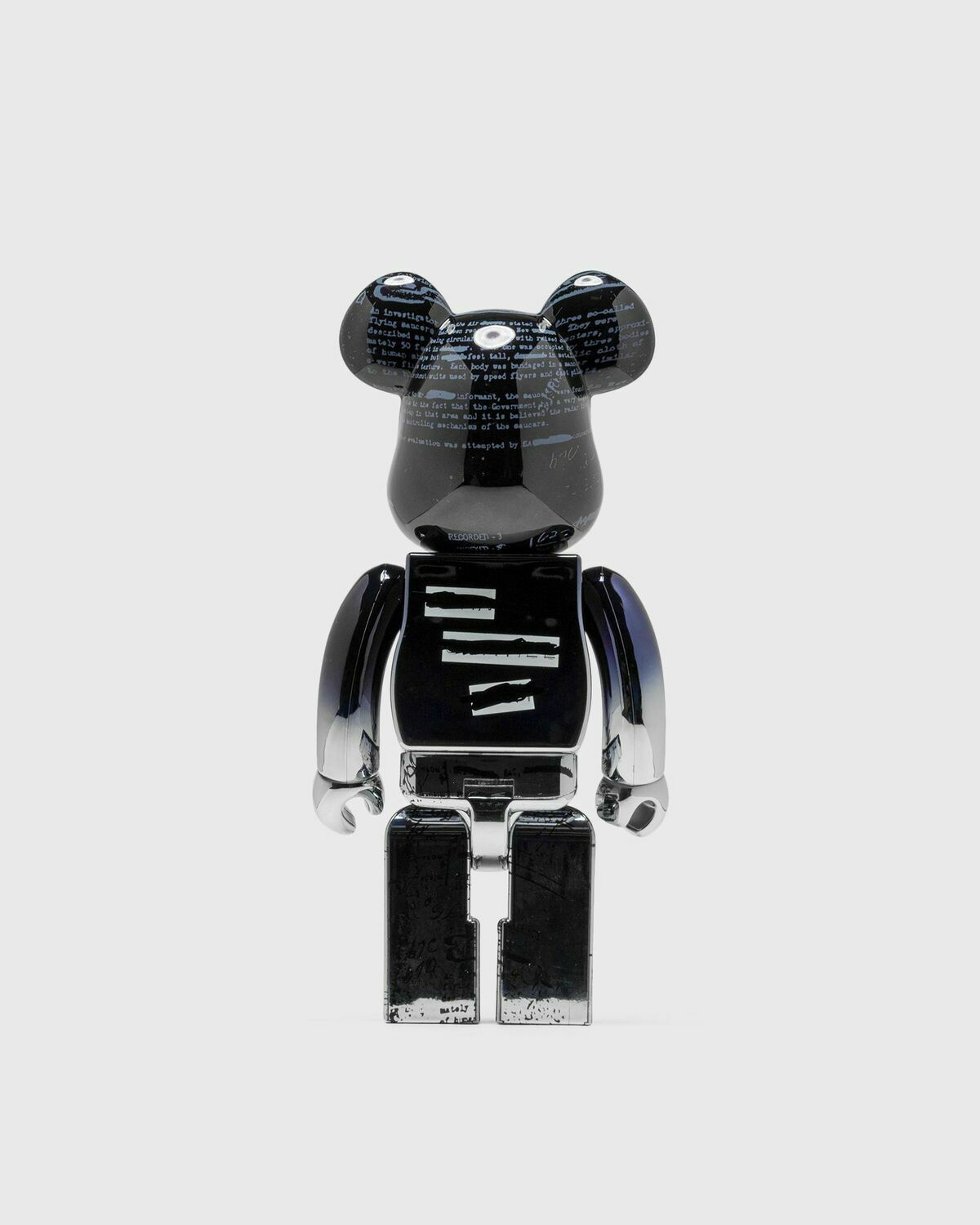 BE@RBRICK B@BY BLACK CHROME & UFO
