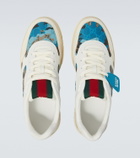 Gucci GG Canvas leather-trimmed sneakers