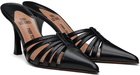 Paris Texas Black Nadia Mules