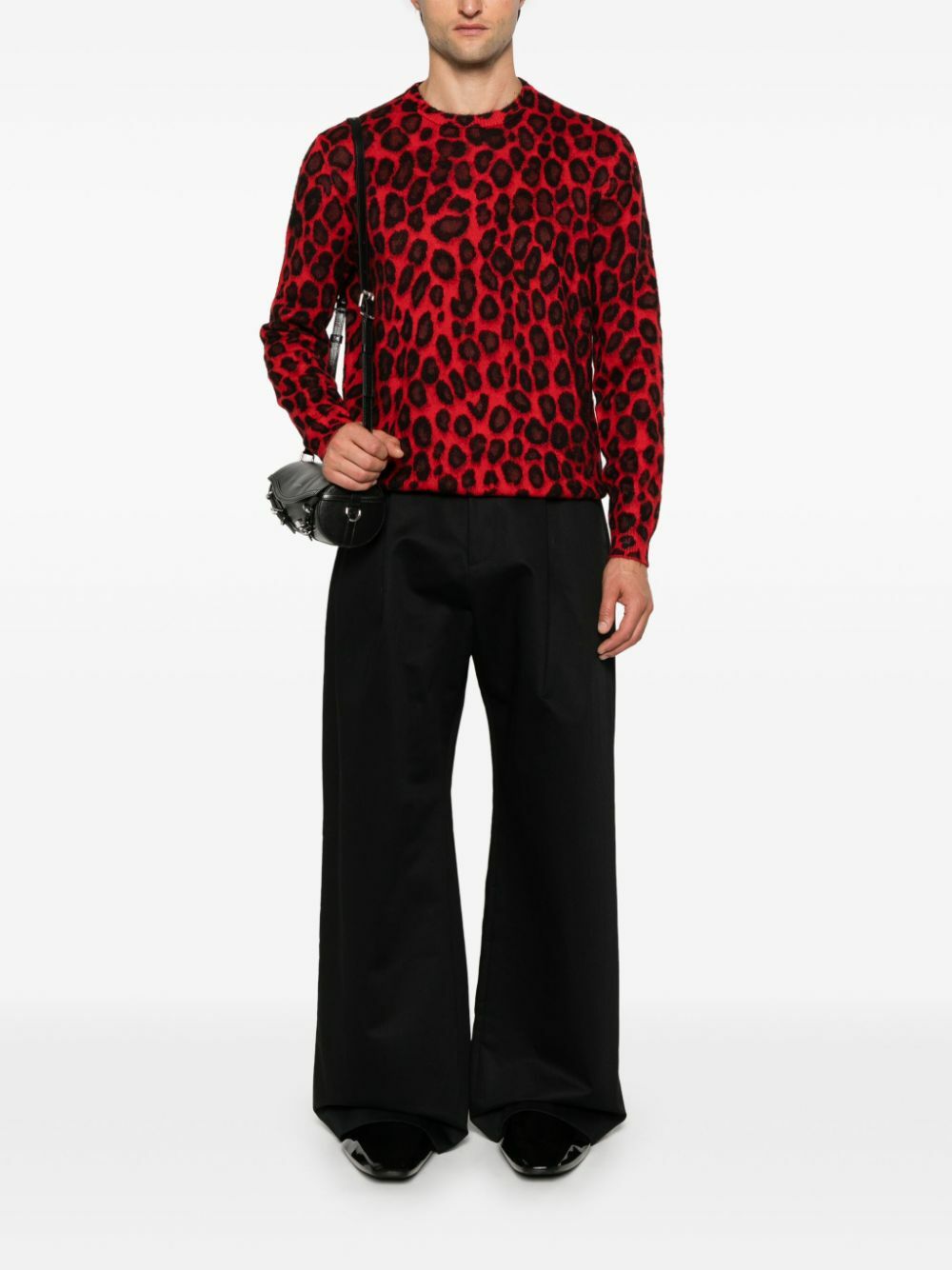 Alexander McQueen Leopard Print Sweater Alexander McQueen
