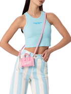 MC2 Saint Barth Pink Cotton Canvas Key Holder