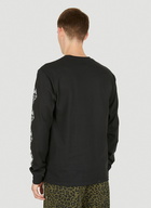 Fire Dice Long Sleeve T-Shirt in Black