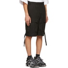 Juun.J Black Gurkha Pocket Shorts