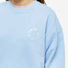 7 Days Active Women's Monday Crewneck Sweatshirt in Frozen Fjord