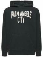 PALM ANGELS - Pa City Washed Cotton Hoodie