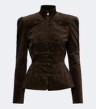 De La Vali Vega cotton velvet jacket