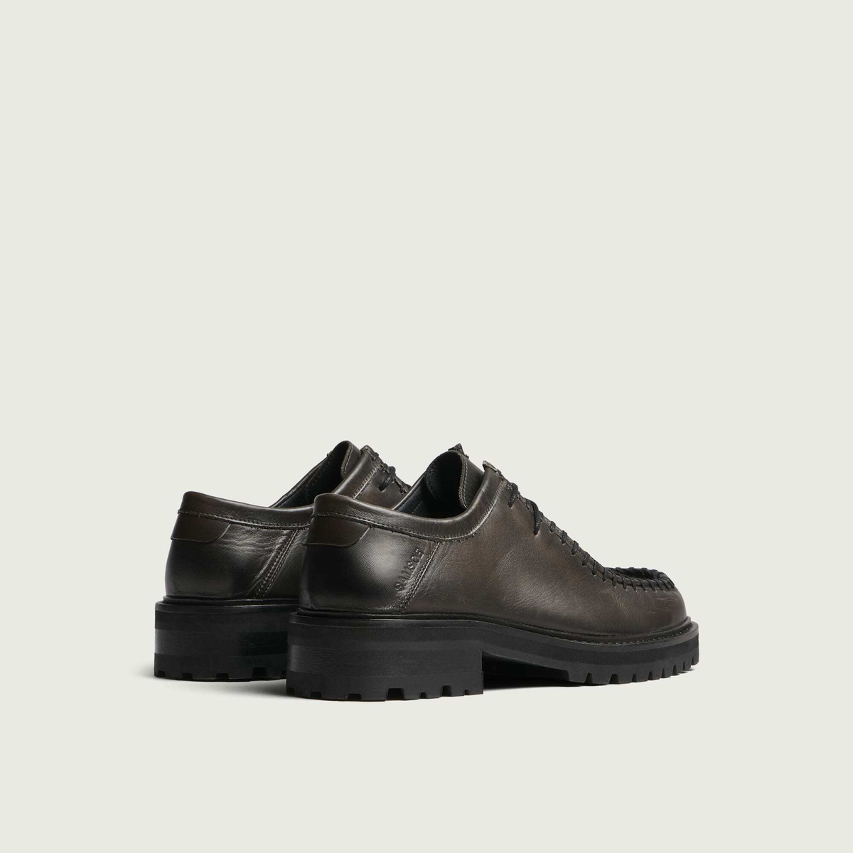END. x Samsøe Samsøe Men's Sadundee Derby in Black Olive