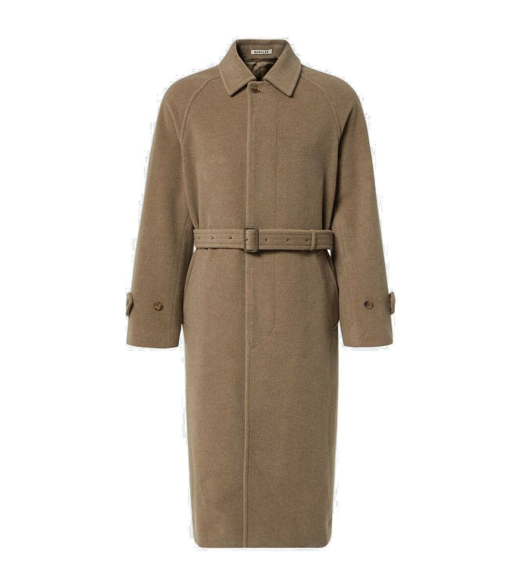 Auralee Belted wool coat Auralee
