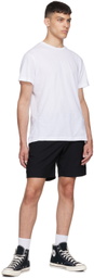 Vince Black Polyester Shorts